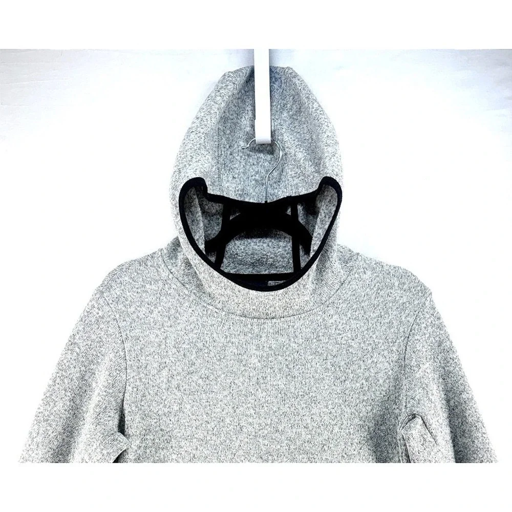 Nike Therma Fit Heather Gray Hoodie L Zip Pockets Athleisure Gorpcore Streetwear